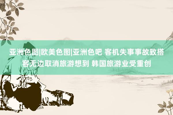 亚洲色图|欧美色图|亚洲色吧 客机失事事故致搭客无边取消旅游想到 韩国旅游业受重创