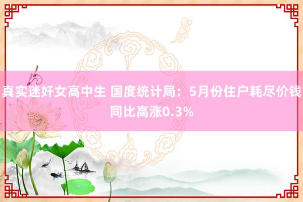 真实迷奸女高中生 国度统计局：5月份住户耗尽价钱同比高涨0.3%