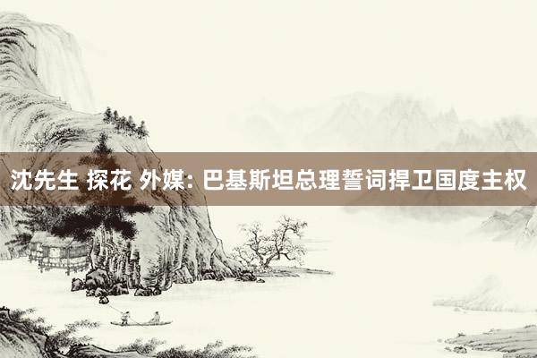 沈先生 探花 外媒: 巴基斯坦总理誓词捍卫国度主权