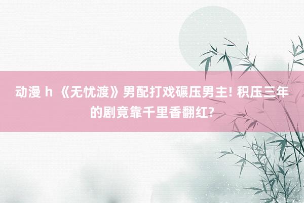动漫 h 《无忧渡》男配打戏碾压男主! 积压三年的剧竟靠千里香翻红?